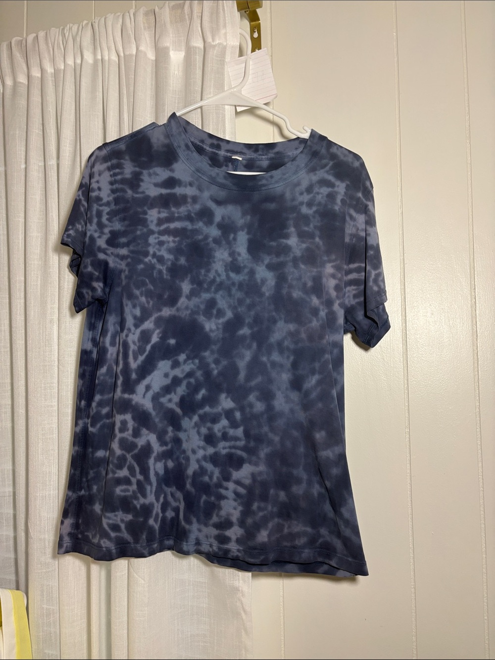 lululemon athletica Navy Tie-Dye Short Sleeve Tee